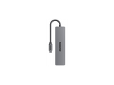 SITECOM Adaptateur multiport 7-en-1 USB-C PD Argenté / Noir (CN-5505)