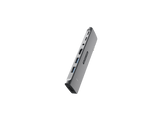 SITECOM Adaptateur multiport 7-en-2 pour Mac M1 / M2 Argenté / Noir (AC-1003)