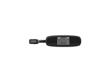 Charger l&#39;image dans la galerie, Un adaptateur noir avec un connecteur USB-C et un port Ethernet, vu d&#39;en haut.
