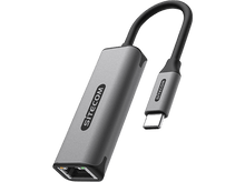 Charger l&#39;image dans la galerie, SITECOM Adaptateur Pro USB-C vers Ethernet 2.5 Gbit Argenté / Noir (AD-1006)
