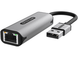 SITECOM Adaptateur USB-A vers Ethernet Argenté / Noir (AD-1004)