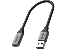 Charger l&#39;image dans la galerie, SITECOM Adaptateur USB-A vers USB-C Argenté / Noir (AD-1013)
