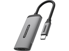 Charger l&#39;image dans la galerie, SITECOM Adaptateur vidéo Pro USB-C vers HDMI 2.1 Argenté / Noir (AD-1003)
