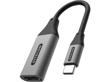 Charger l&#39;image dans la galerie, SITECOM Adaptateur vidéo USB-C vers HDMI 2.0 Argenté / Noir (AD-1002)
