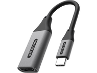 SITECOM Adaptateur vidéo USB-C vers HDMI 2.0 Argenté / Noir (AD-1002)