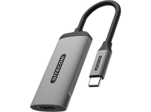 Charger l&#39;image dans la galerie, Adaptateur SITECOM gris avec port HDMI et connecteur USB-C.
