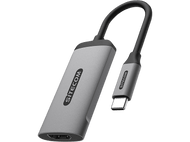 Adaptateur SITECOM gris avec port HDMI et connecteur USB-C.