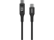 SITECOM Câble USB-C LED display 1.5 m Noir (CA-1005) Câble USB-C 1,5 m Noir