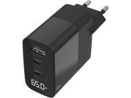 SITECOM Chargeur multiports USB-A / USB-C LED 65 W PD Noir (CH-1002)