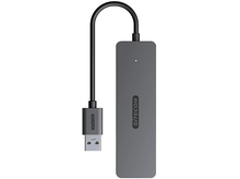 Charger l&#39;image dans la galerie, SITECOM Hub USB-A vers 4 x USB-A Argenté / Noir (CN-5005)
