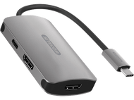 SITECOM Hub USB-C - 2 x HDMI Gris (CN-398) Hub