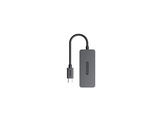 SITECOM Hub Pro USB-C vers 4 x USB-C PD Argenté / Noir (CN-5015)