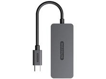 Charger l&#39;image dans la galerie, SITECOM Hub Pro USB-C vers 4 x USB-C PD Argenté / Noir (CN-5015)
