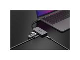 SITECOM Hub Pro USB-C vers USB-A et USB-C Argenté / Noir (CN-5013)
