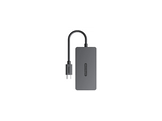 SITECOM Hub Pro USB-C vers USB-A et USB-C Argenté / Noir (CN-5013)