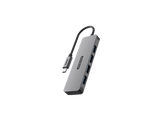 SITECOM Hub USB-C vers 4 x USB-A Argenté / Noir (CN-5009)