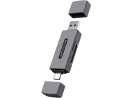 SITECOM Lecteur de carte SD / microSD Argenté / Noir (MD-1011)