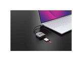 SITECOM Lecteur de carte SD / microSD Pro Argenté / Noir (MD-1009)