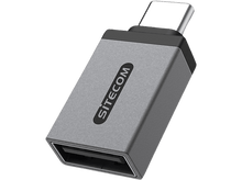 Charger l&#39;image dans la galerie, SITECOM Mini-adaptateur USB-C vers USB-A Argenté / Noir (AD-1010)
