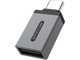 SITECOM Mini-adaptateur USB-C vers USB-A Argenté / Noir (AD-1010)