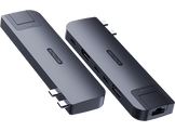 SITECOM MP hub 6 in 2 Gray