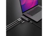 SITECOM MP hub 6 in 2 Gray