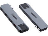 SITECOM MP hub 6 in 2 Gray