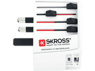 SKROSS Adaptateur de voyage mondial MUV USB-A / USB-C (7640166323709)