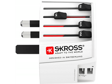 Charger l&#39;image dans la galerie, SKROSS Adaptateur de voyage mondial USB (7640166323693)
