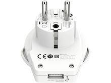 Charger l&#39;image dans la galerie, SKROSS Adaptateur de voyage USB Europe vers monde (7640166323204)
