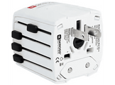 SKROSS Adaptateur MUV PRO 2 pôles + chargeur USB-C 2500 mA Blanc (1.302975)