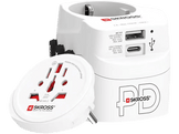 SKROSS Adaptateur Pro Light prise de terre USB-C Blanc (1.3024730)