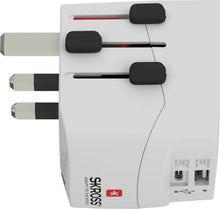 Charger l&#39;image dans la galerie, SKROSS Adaptateur secteur de voyage mondial USB (7640166323648)
