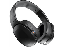 Charger l&#39;image dans la galerie, Casque Skullcandy noir, vue en angle. Le casque est circum-aural et comporte des boutons.
