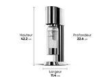 SODASTREAM APPAREIL À EAU PÉTILLANTE ENSO METAL