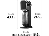 SODASTREAM Machine à eau pétillante Art – Black Marble (1013511314)
