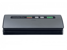 Charger l&#39;image dans la galerie, Machine de mise sous vide. Argent et noir avec boutons Annuler, Sceller et indicateur vert.
