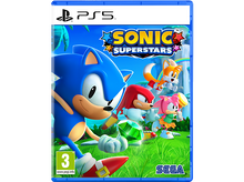 Charger l&#39;image dans la galerie, Boîte de jeu : Sonic et ses amis, ciel bleu, sol vert et le logo.

