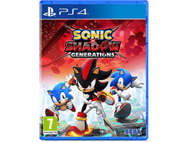 Boîte de jeu PS4 avec Sonic, Shadow et Sonic. L