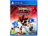 Boîte de jeu PS4 avec Sonic, Shadow et Sonic. L'arrière-plan est une ville.