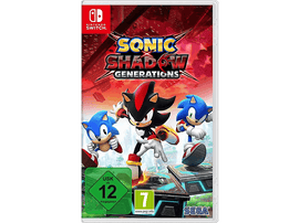 Boîtier de jeu Nintendo Switch, Sonic Shadow Generations, Sonic, Shadow et personnages Sonic.