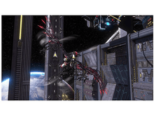 Charger l&#39;image dans la galerie, Un personnage ailé vole dans l&#39;espace. Le fond montre la Terre et une structure futuriste.
