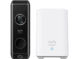 EUFY Sonnette vidéo 2K Double caméra sur batterie + Homebase (E8213G11)