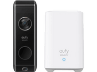 EUFY Sonnette vidéo 2K Double caméra sur batterie + Homebase (E8213G11)