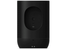 Charger l&#39;image dans la galerie, Haut-parleur noir avec panneau ovale central et LED verte.
