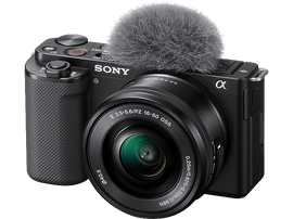 SONY Appareil photo Vlog + 16-50 mm (ZVE10LBDI.EU)