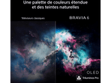 SONY BRAVIA 6 - Ultra HD 4K - TV OLED - 55 pouces - 2026