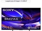 SONY BRAVIA 6 - Ultra HD 4K - TV OLED - 55 pouces - 2026