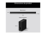 SONY BRAVIA Theatre Bar 7+S - Barre de son Dolby Atmos avec caisson de basses sans fil