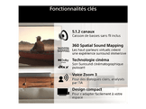 SONY BRAVIA Theatre Bar 7+S - Barre de son Dolby Atmos avec caisson de basses sans fil
